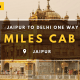 Jaipur Delhi Taxi Miles